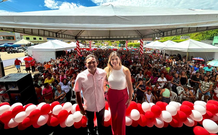 Prefeita Marcela Gomes promove show de prêmios para comemorar o Dia das Mães em Novo Lino