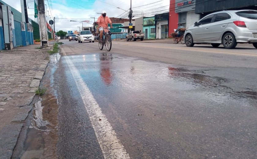BRK repara vazamentos e abastecimento é retomado em regiões de Maceió