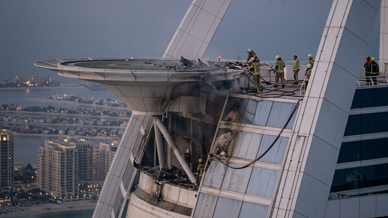 Hotel de diárias de R$ 190 mil em Dubai, frequentado por famosos, é atingido por destroços de drone