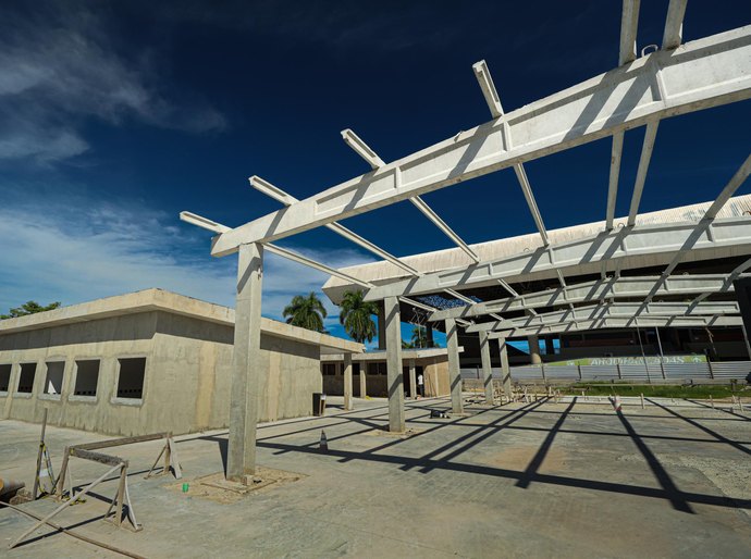 Com estrutura moderna, nova unidade da Escola do Coração avança no Trapiche da Barra