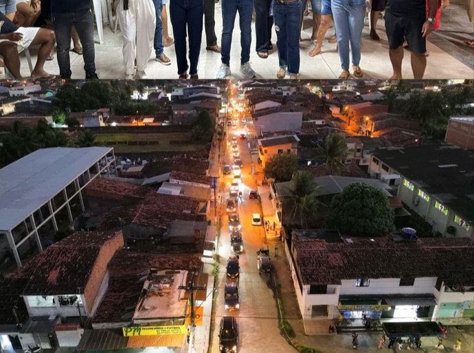 Neno da Laje amplia presença política em Maceió e fortalece pré-campanha com grande carreata na parte alta da capital