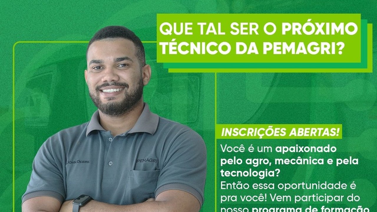 Pemagri oferece curso técnico em manutenção agrícola