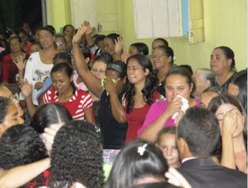 Poder e unção na festa da mocidade na Barra de Santo Antonio