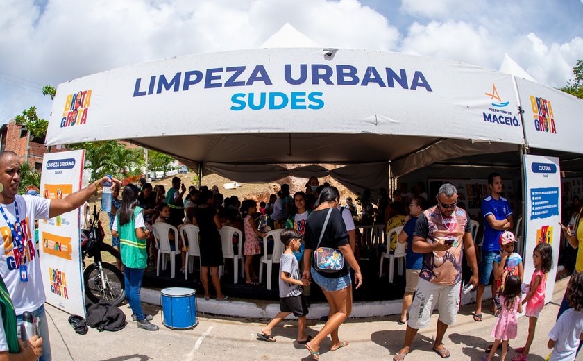 Desenvolvimento Sustentável encerra semana de ações na Grota das Piabas, no Jacintinho