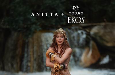 Natura Ekos anuncia parceria inédita com Anitta para Equilibrivm