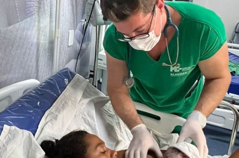 Primeiro bebê alagoano de 2024 nasce em Delmiro Gouveia