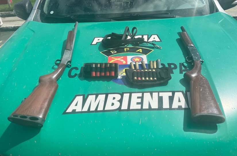 Polícia apreende mais de 10 armas de fogo e resgata 400 aves silvestres em Alagoas