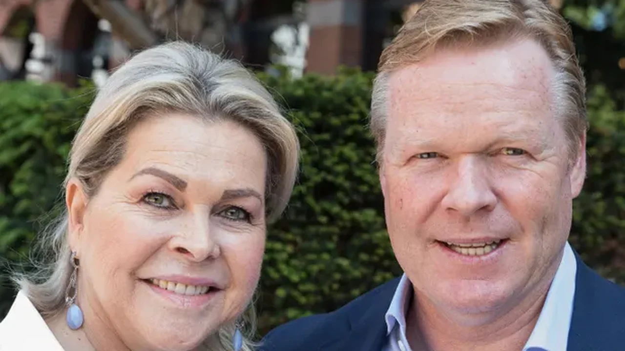 Morre Bartina Koeman, mulher do ex-treinador do Barcelona e da seleção holandesa, Ronald Koeman