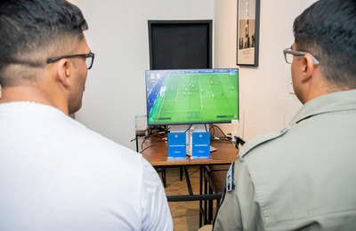 Em clima de descontração, Polícia Militar celebra Dia dos Pais com competição de e-games