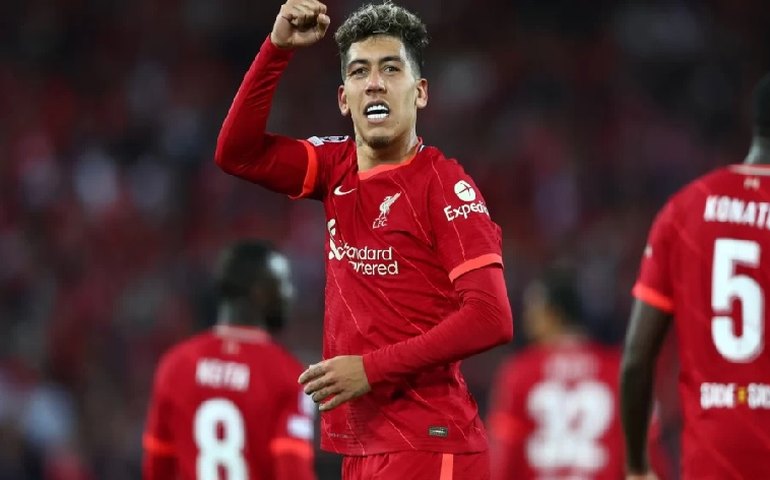 Firmino marca e Liverpool aplica goleada histórica de 7 a 0 no United no Inglês