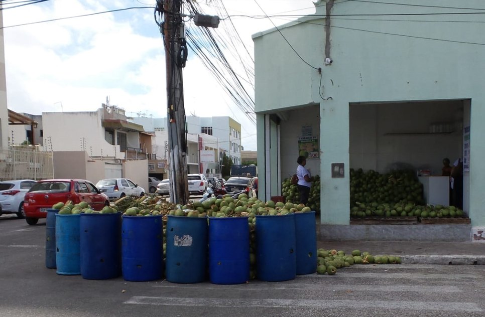 FISCALIZAÇÃO ÁGUA DE COCO VIGILÂNCIA SANITÁRIA