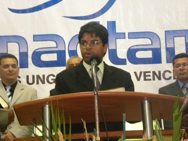 Culto com o pastor Nilson Gomes no Congresso da AD Tabuleiro