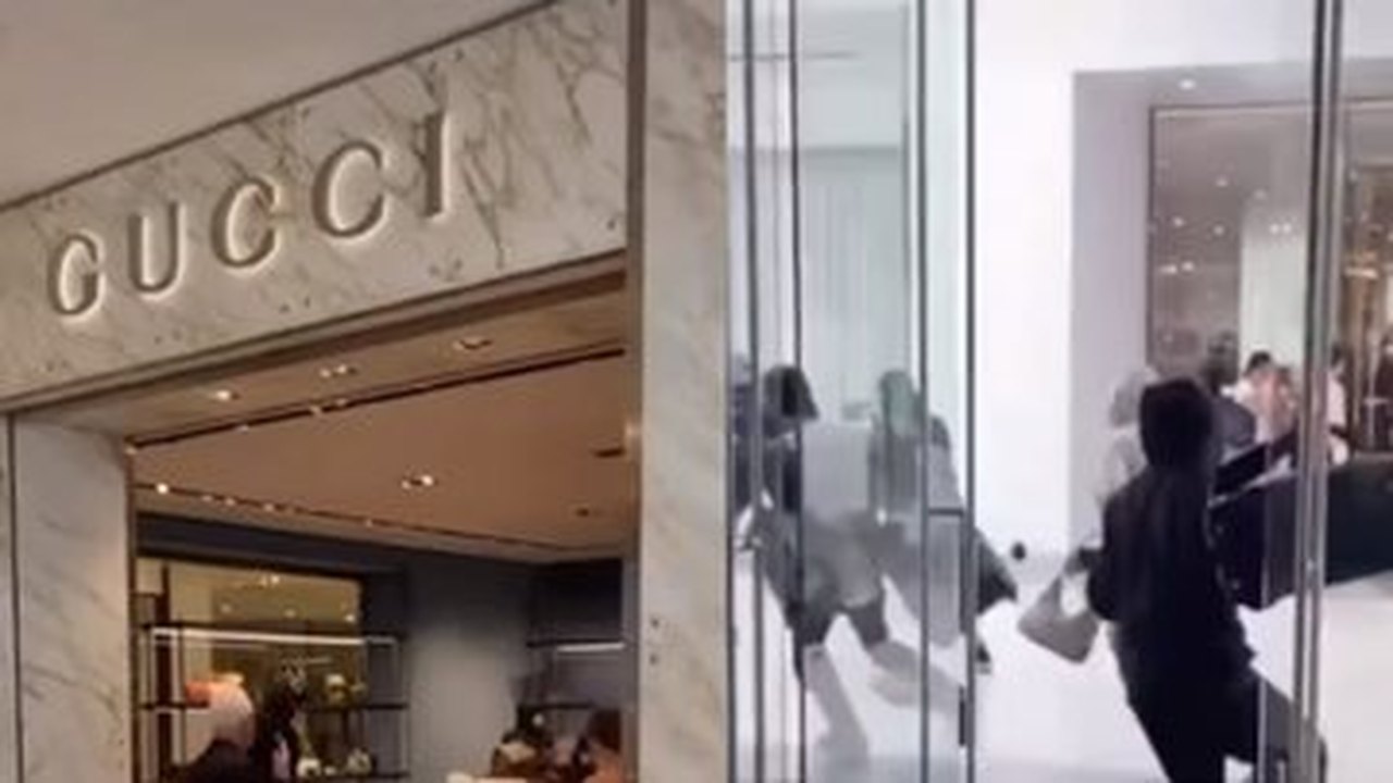 Grupo é flagrado roubando loja da Gucci em Beverly Hills; veja vídeo