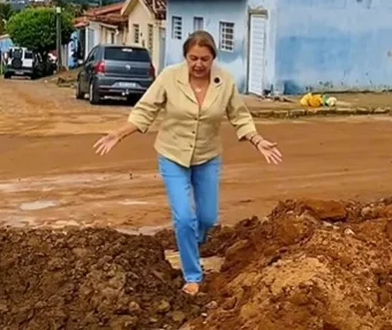 Vice-prefeita Sheila Duarte expõe ruas destruídas e dispara: “isso tem nome, abandono”