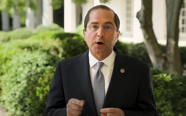 Secretário de Saúde dos EUA fala em avanço em estudo de vacina contra coronavírus