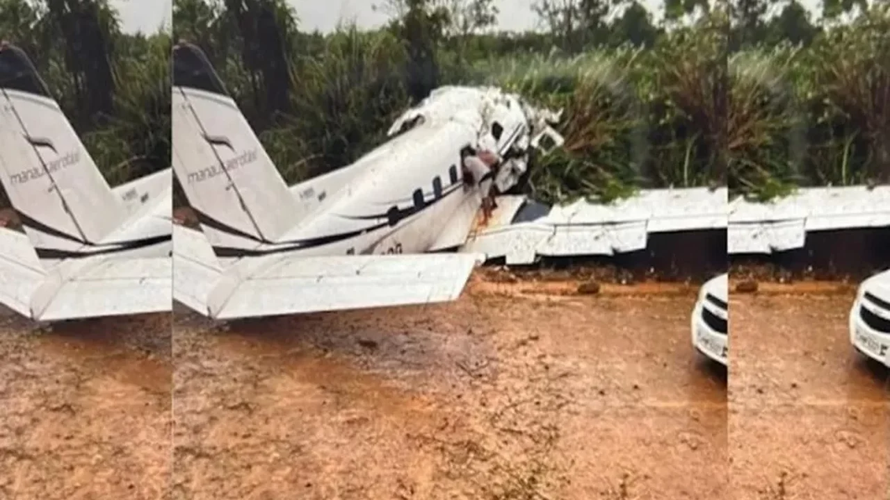 'Eram brasileiros, turistas', diz governador sobre queda de avião no  Amazonas com 14 mortos; vídeo