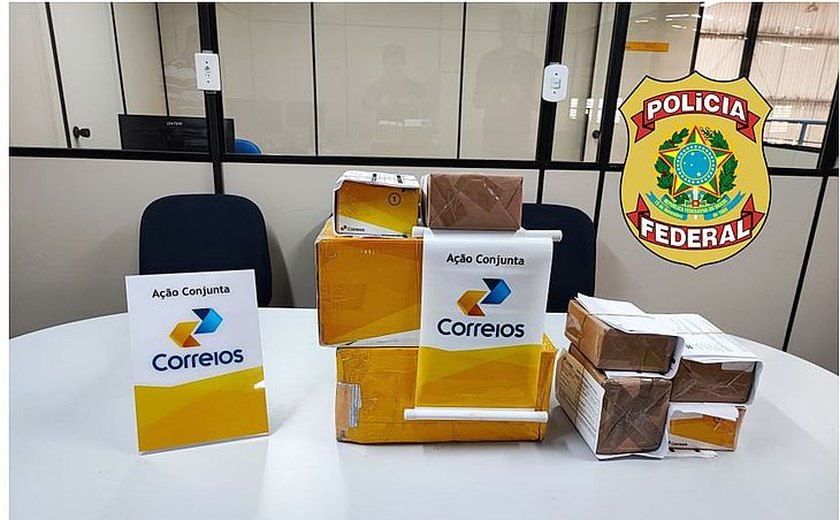 Seis quilos de drogas são apreendidos em agência dos Correios