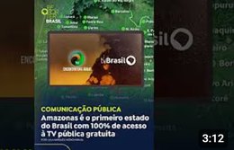 Amazonas é o primeiro estado do Brasil com 100% de acesso à TV pública gratuita
