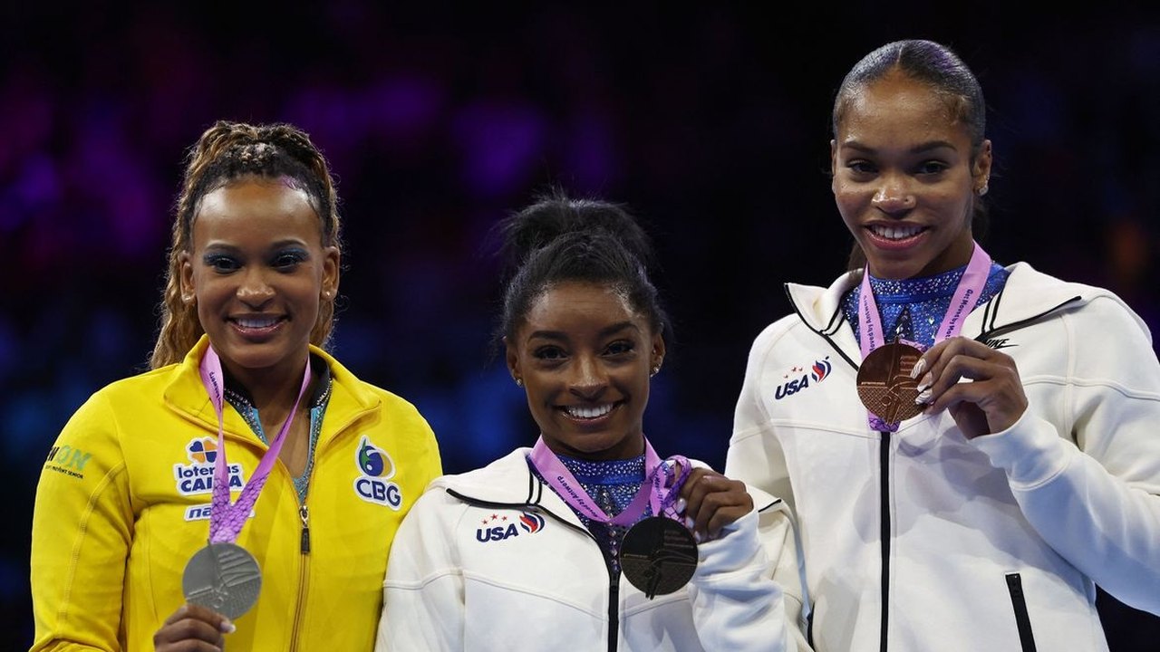 Ginástica vive novo momento com pódio formado apenas por negras