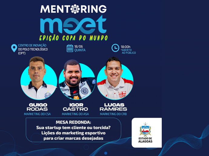 Evento debate marketing esportivo associado à criação de marcas em startups