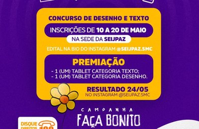 Prefeitura de São Miguel dos Campos lança concurso “Faça Bonito” que premiará vencedores com tablet