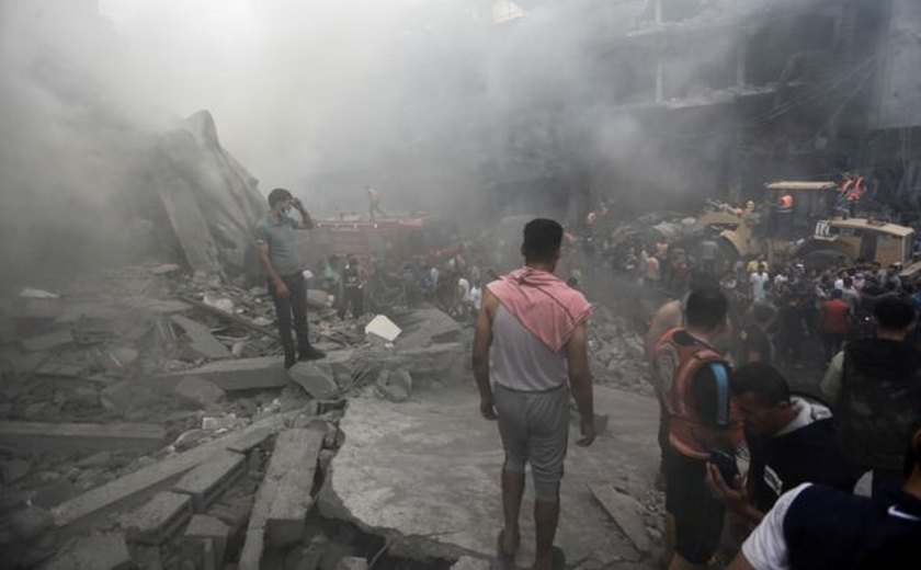 O Natal ‘sombrio’ em Gaza enquanto Israel continua bombardeando a região