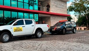 Polícia Federal cumpriu mandados em Murici e Maceió durante a Operação Delivery, que investiga supostas fraudes em contratos públicos. - Foto: Ascom CGU/Divulgação