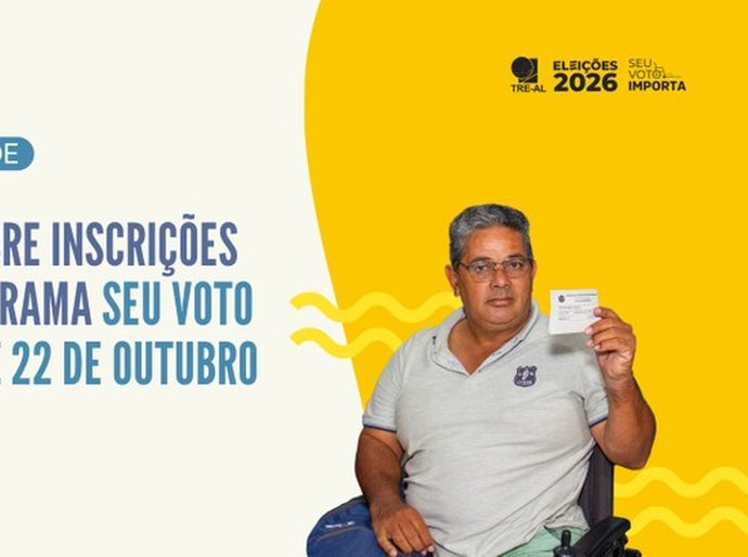 Acessibilidade: TRE/AL reabre inscrições para o programa Seu Voto Importa até 22 de outubro