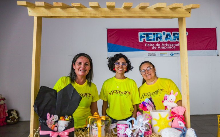 Arapiraca celebra artesanato local com dia de lazer, aprendizado e celebração de conquistas