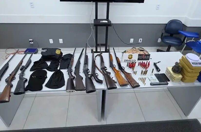 SSP apreende drogas e armas de facção criminosa em Arapiraca