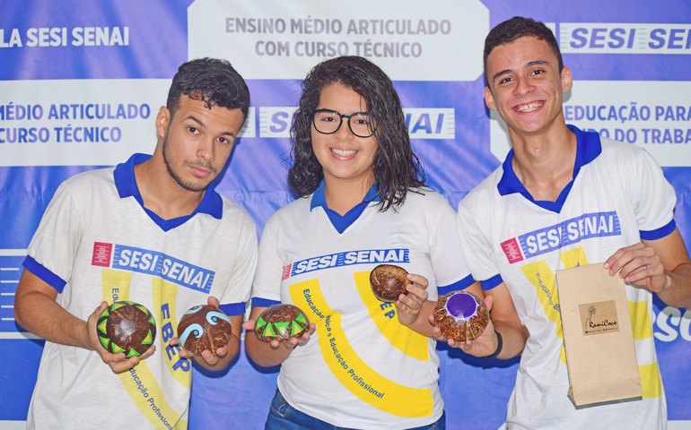 Alunos da Escola Sesi/Senai são finalistas nacionais do Prêmio Miniempresa 2018
