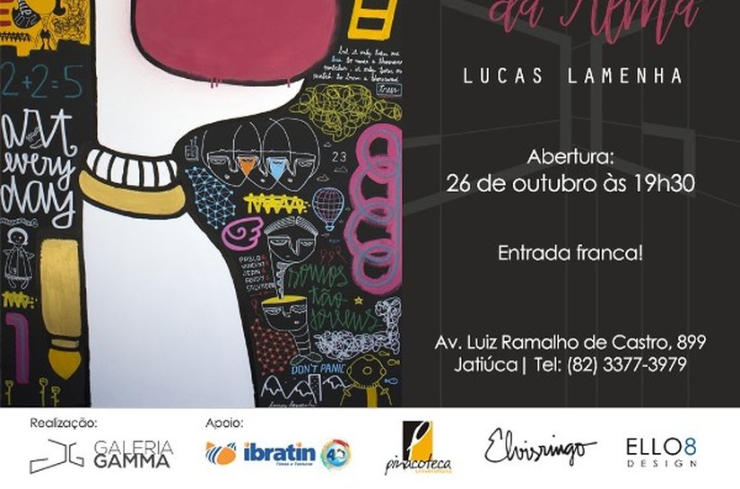 Lucas Lamenha apresenta primeira exposição individual em Alagoas