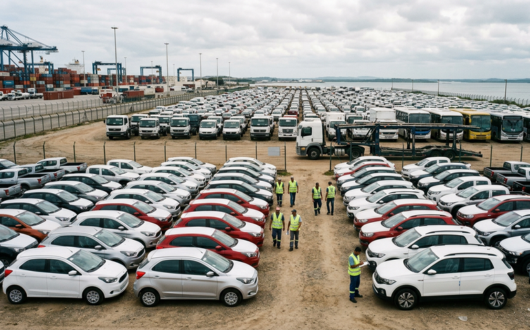 Vendas de veículos têm leve alta de 0,1% em fevereiro, aponta Fenabrave