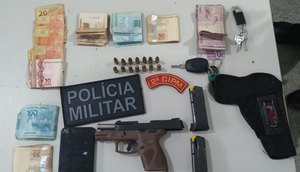 Passageiro é preso após fazer motorista de aplicativo e mulher reféns na Barra dos Coqueiros / Foto: Foto: Polícia Militar/SE