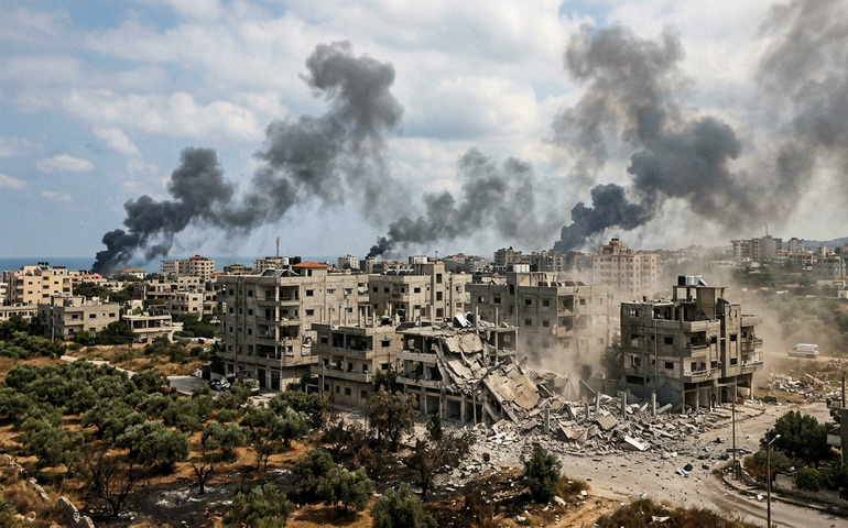 Aviões israelenses mantêm bombardeios no sul do Líbano