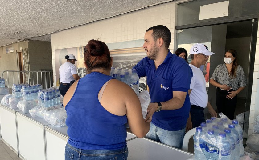 Em dois dias foram entregues 4.500 cestas básicas a desabrigados e desalojados de Maceió