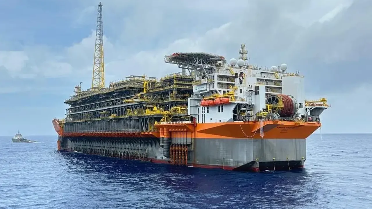 Plataforma Almirante Tamandaré bate recorde de produção da Petrobras