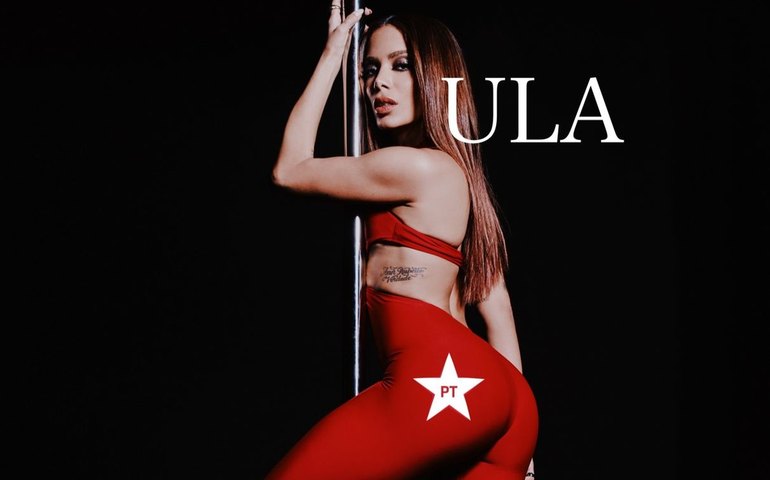 Após apoio a Lula, Anitta publica foto com estrela do PT