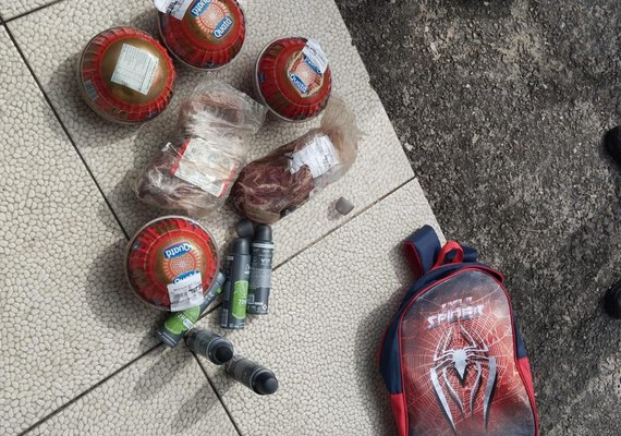 Ronda no Bairro atua em caso de furto de produtos em supermercado