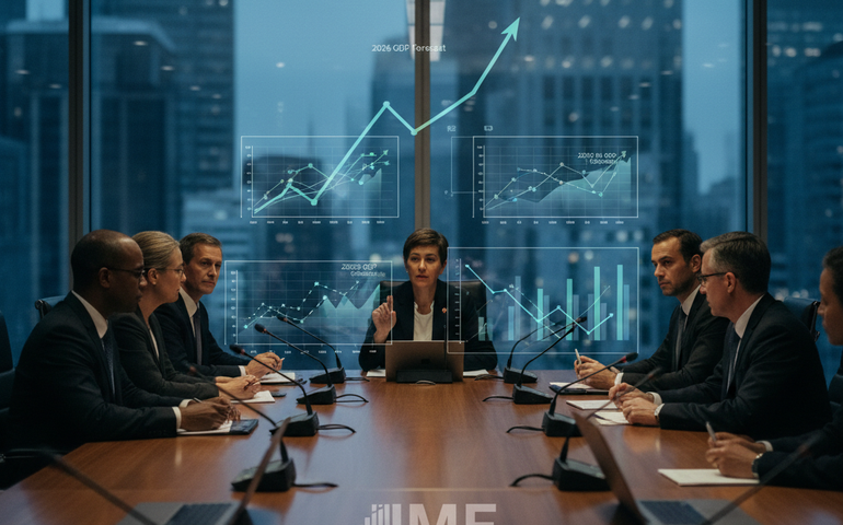 FMI revisa projeções do PIB para EUA e China em 2026, mas reduz estimativas para 2025