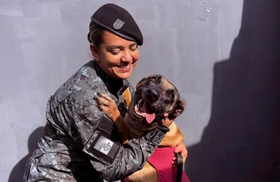 PM alagoana ingressa no Curso de Auxiliar Veterinário de coirmã em São Paulo