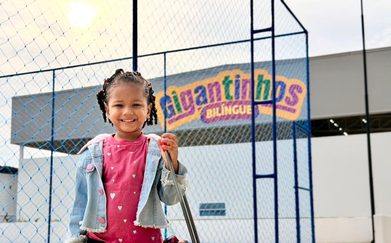 Ano letivo começa em novos Gigantinhos, bilíngues e em tempo integral, nos bairros Garça Torta e Feitosa