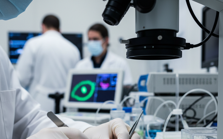 Cientistas testam microimplante ocular mais fino do que fio de cabelo que pode ajudar a restaurar a visão