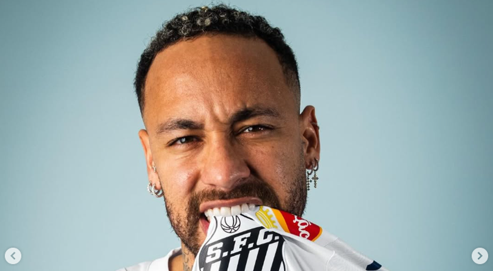 Neymar Jr- Santos / Foto: Reprodução: Foto/ Redes Sociais