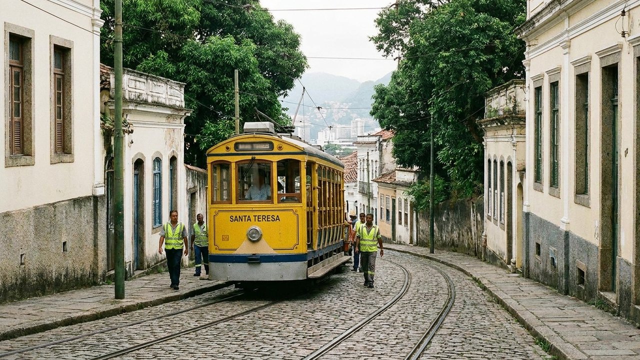 Após quase 20 anos, ramal Silvestre dos Bondes de Santa Teresa volta a operar em testes