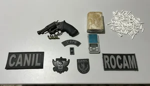 Suspeito foi detido após polícia receber denúncias anônimas. Foto: Reprodução.