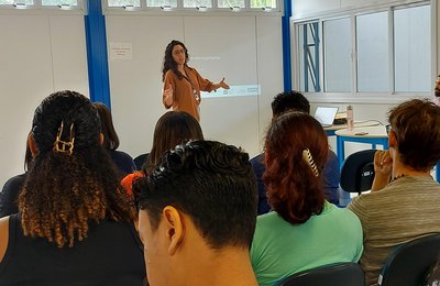 Técnicos da Setrand fazem palestra sobre programa Endereçamento Postal