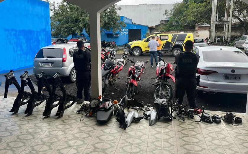 Polícia desarticula desmanche de motos em Arapiraca