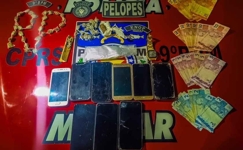 PMAL apreende armas e drogas em ações no interior e Região Metropolitana