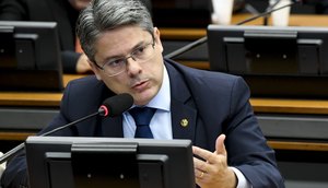 Alessandro Vieira anuncia filiação ao Movimento Democrático Brasileiro / Foto: Foto: Jefferson Rudy/ Agência Senado